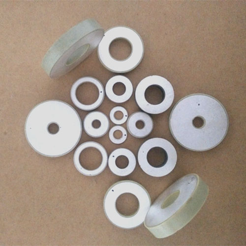 العنصر PZT RING PIEZOCERAMIC لمحول الطاقة بالموجات فوق الصوتية