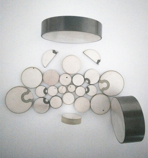 Piezoelecelectric Elements شكل القرص